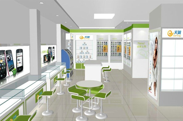 邢台数码手机展柜